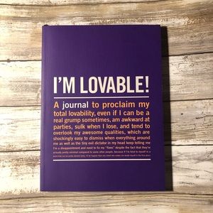 “I’m Loveable!” Journal